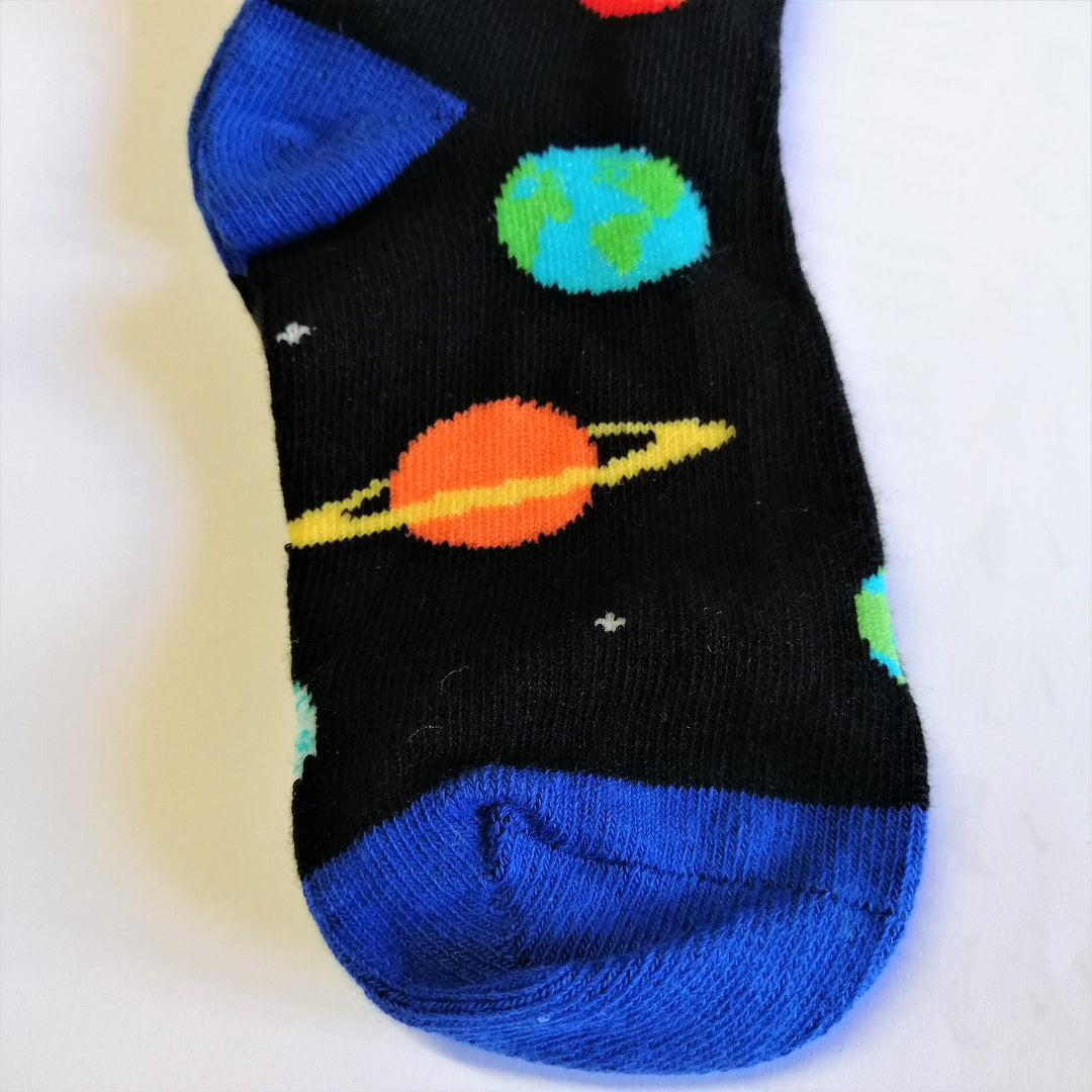 Space Race - Junior crew socks (4-7 years)