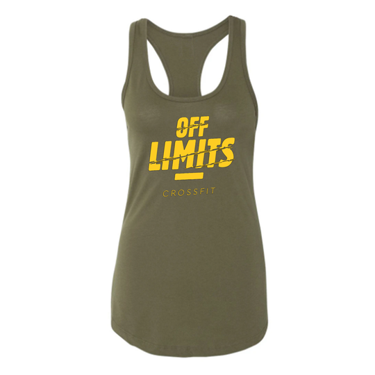 Camiseta sin mangas Off Limits CF Military Green | Camiseta sin mangas Off Limits CF Racerback - Verde militar